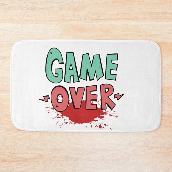 Item preview, A GAME OVER sticker  designed and sold by ARTofBito.