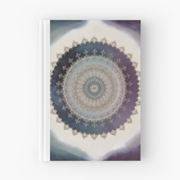 Item preview, Dark blue mandala of intuitive wisdom for the third eye designed and sold by monchie.