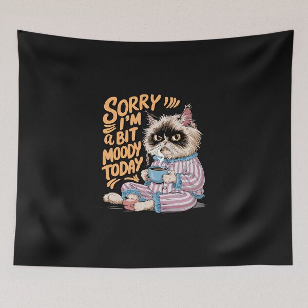 Item preview, Moody Cat designed and sold by shirtsngoodies.