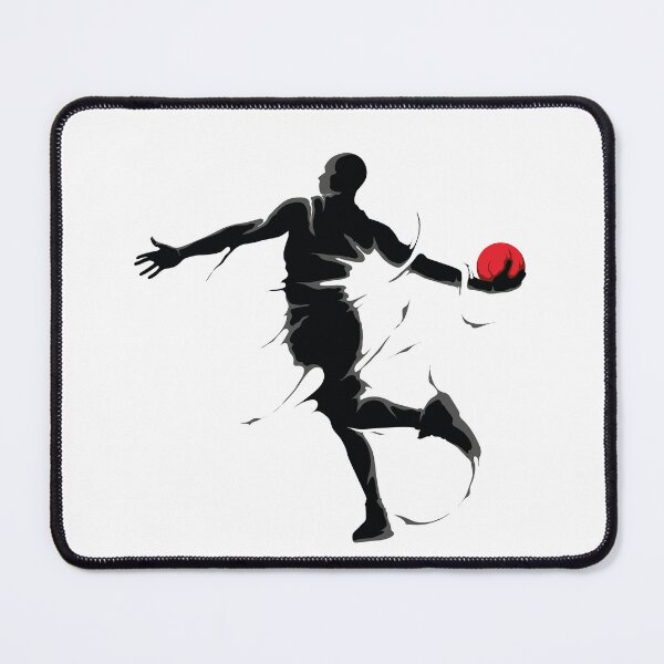 Item preview, basketball player action figures shadow and red ball designed and sold by kiloorartclub.