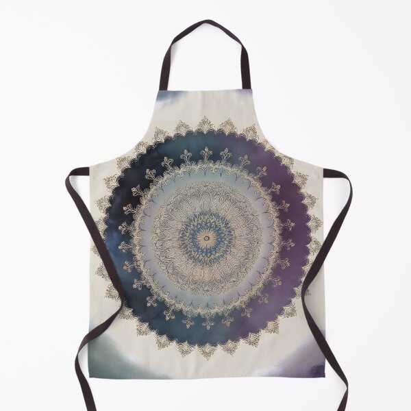 Item preview, Dark blue mandala of intuitive wisdom for the third eye designed and sold by monchie.