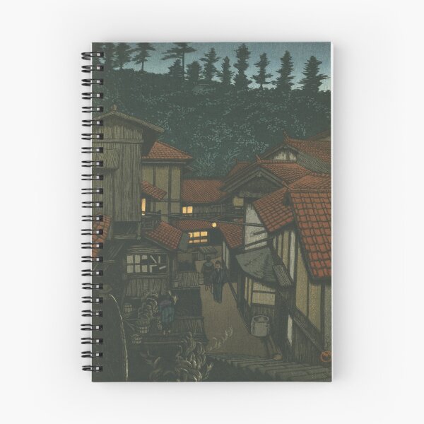 Item preview, Arifuku Hot Spring at Iwami by Kawase Hasui designed and sold by Takeda-art.