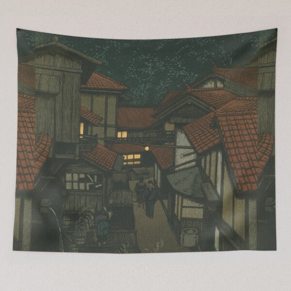 Item preview, Arifuku Hot Spring at Iwami by Kawase Hasui designed and sold by Takeda-art.
