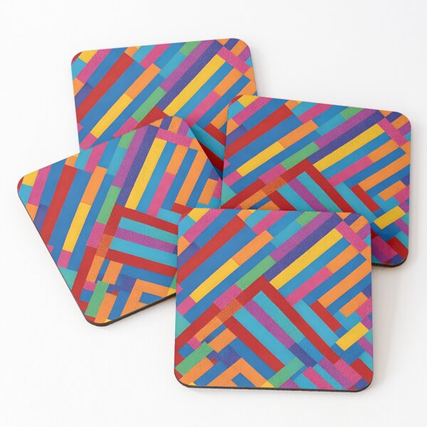 Item preview, Rainbow zig zag bright colorful Summer vacation gift idea fun pattern designed and sold by cheekylorns.