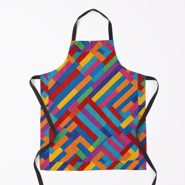 Item preview, Rainbow zig zag bright colorful Summer vacation gift idea fun pattern designed and sold by cheekylorns.