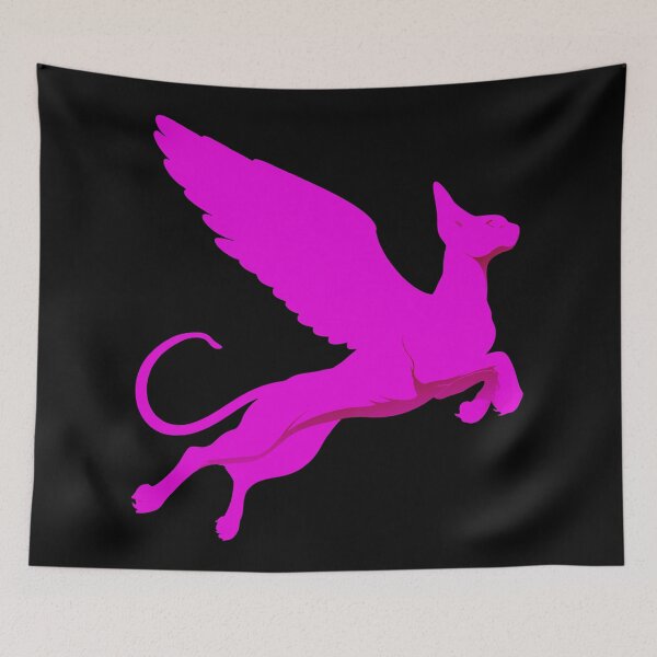 Item preview, Purple Pink Neon Pegasus Cat designed and sold by cutenesss.