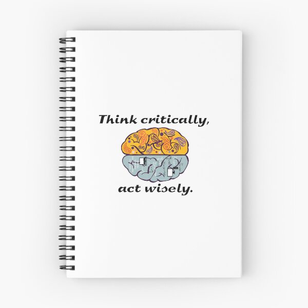 Item preview, Think critically, act wisely. designed and sold by BenO63.