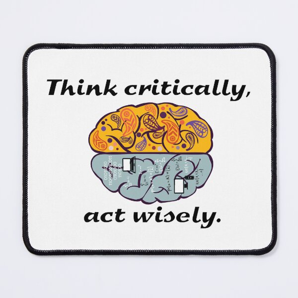 Item preview, Think critically, act wisely. designed and sold by BenO63.