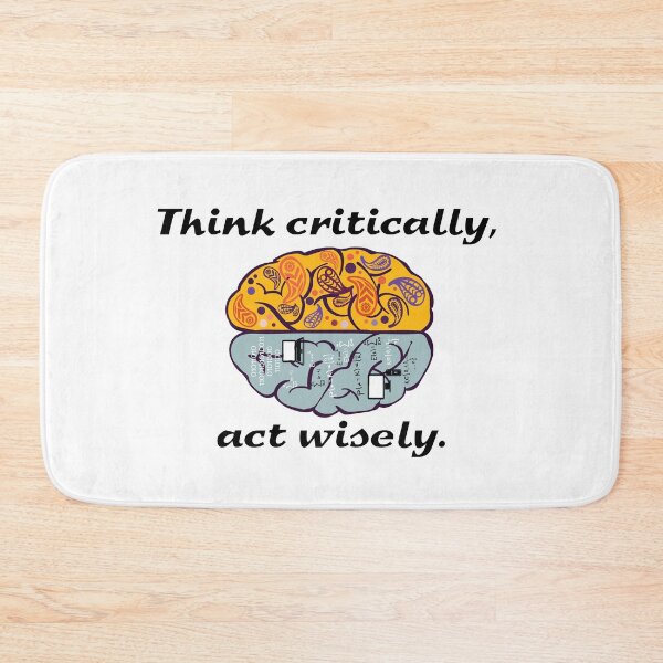 Item preview, Think critically, act wisely. designed and sold by BenO63.