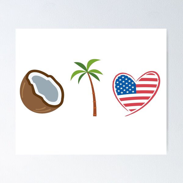 Item preview,  Coconut Tree Meme - Patriotic Kamala Statement USA Democrat T-Shirt designed and sold by AVATAR-MANIA.