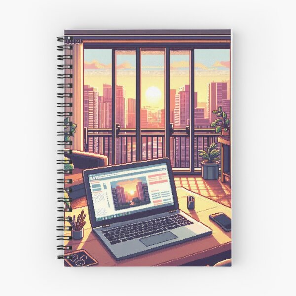Item preview, Pixelart style city landscape designed and sold by MemeMelodies.