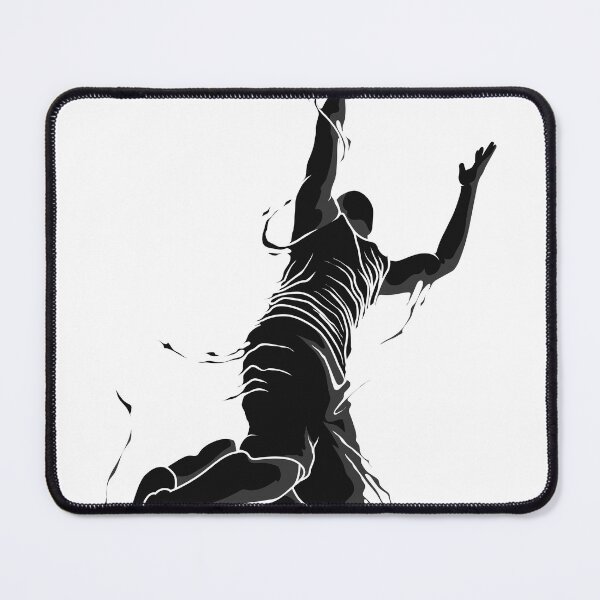 Item preview, Basketball player action figures shadow and vanishing view designed and sold by kiloorartclub.