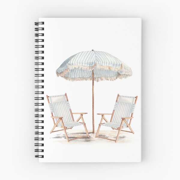 Item preview, Beach chair with umbrella illustration designed and sold by InnaPatiutko.