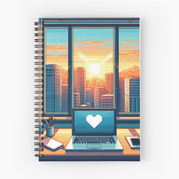 Item preview, Pixelart style city landscape V2 designed and sold by MemeMelodies.