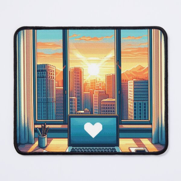 Item preview, Pixelart style city landscape V2 designed and sold by MemeMelodies.
