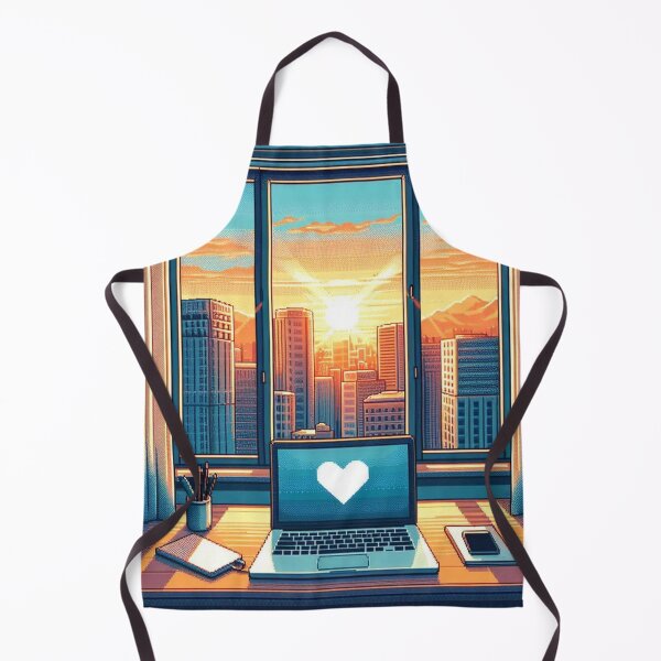 Item preview, Pixelart style city landscape V2 designed and sold by MemeMelodies.