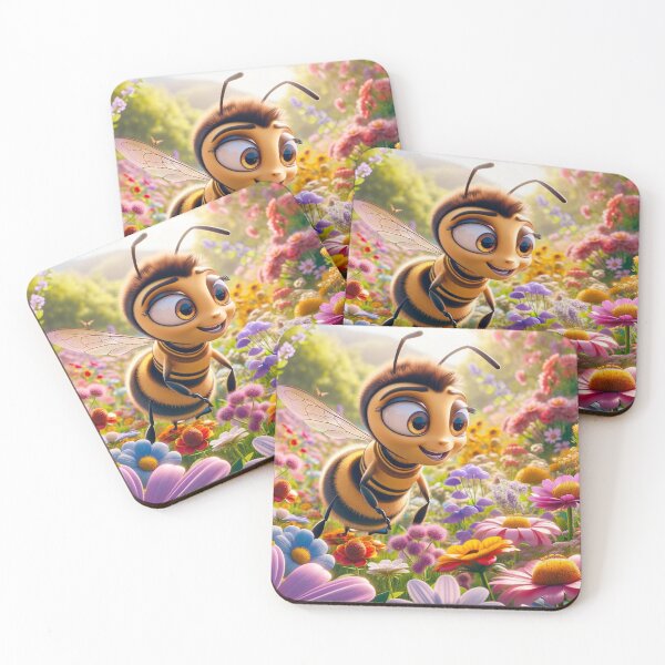 Item preview, Buzzy Bee Exploring Vibrant Meadow designed and sold by BubandAika.