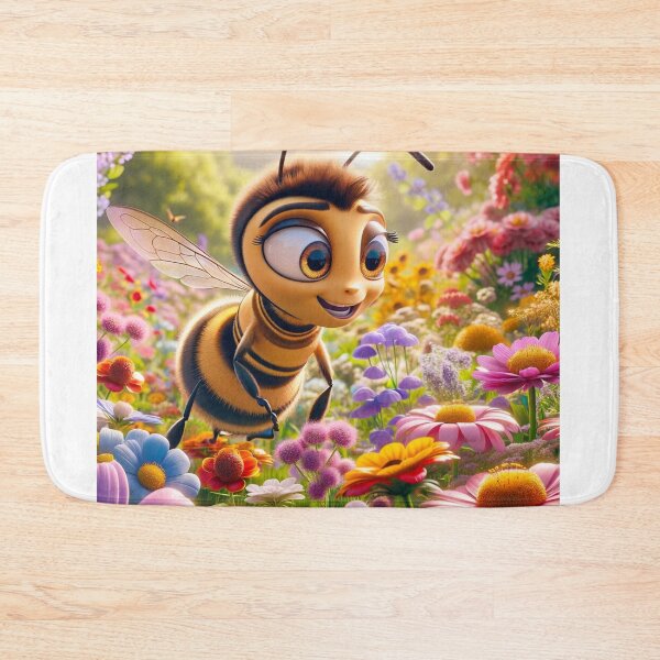 Item preview, Buzzy Bee Exploring Vibrant Meadow designed and sold by BubandAika.