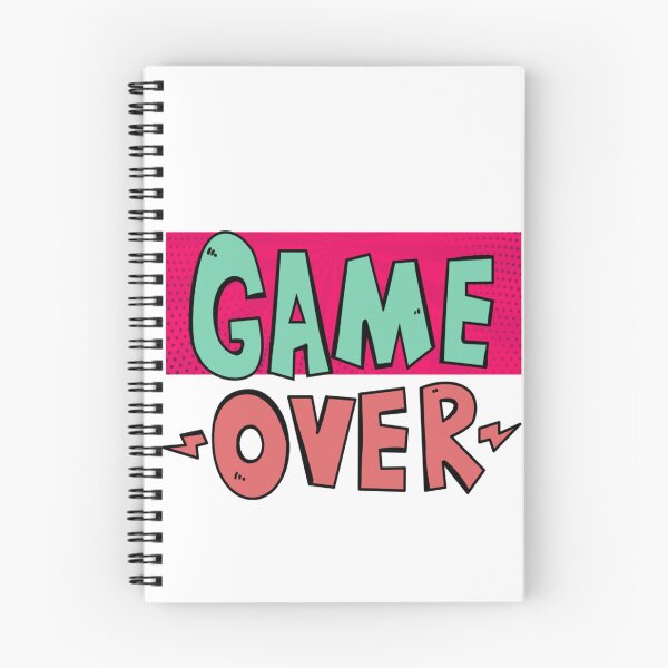 Item preview, A GAME OVER sticker designed and sold by ARTofBito.