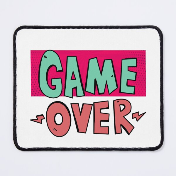 Item preview, A GAME OVER sticker designed and sold by ARTofBito.