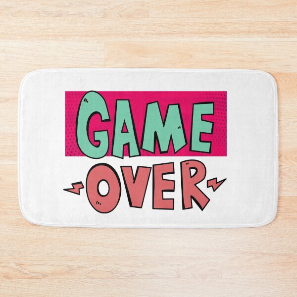 Item preview, A GAME OVER sticker designed and sold by ARTofBito.