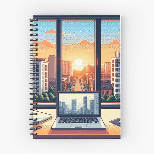 Item preview, City landscape pixelart style V4 designed and sold by MemeMelodies.