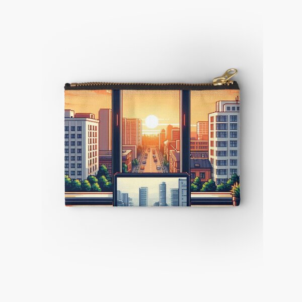 Item preview, City landscape pixelart style V4 designed and sold by MemeMelodies.