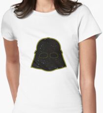Darth helmet Women's Fitted T-Shirt