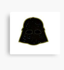 Darth helmet Canvas Print