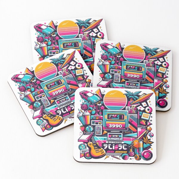 Item preview, Retro style with bright colors inspired by the 80s and 90s. designed and sold by kankan22.