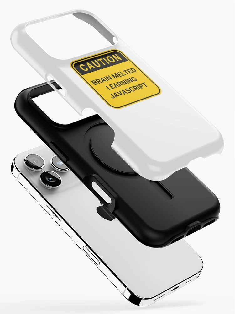 Thumbnail 2 of 4, iPhone Case, JavaScript developers aren't fully-functioning software engineers no more designed and sold by codepuns.