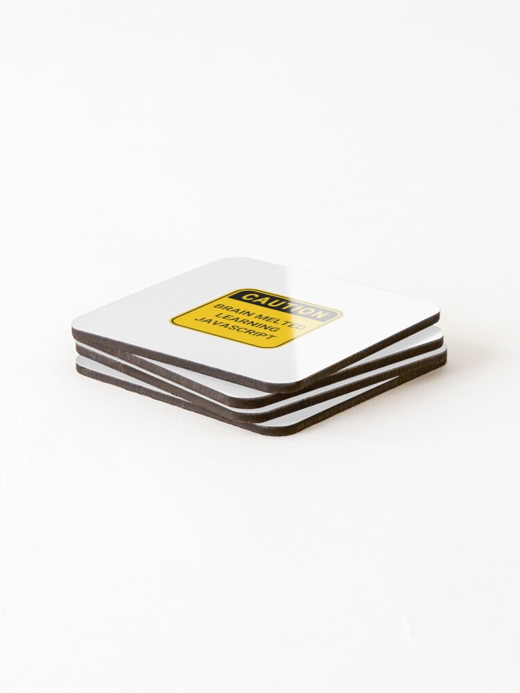 Thumbnail 4 of 5, Coasters (Set of 4), JavaScript developers aren't fully-functioning software engineers no more designed and sold by codepuns.
