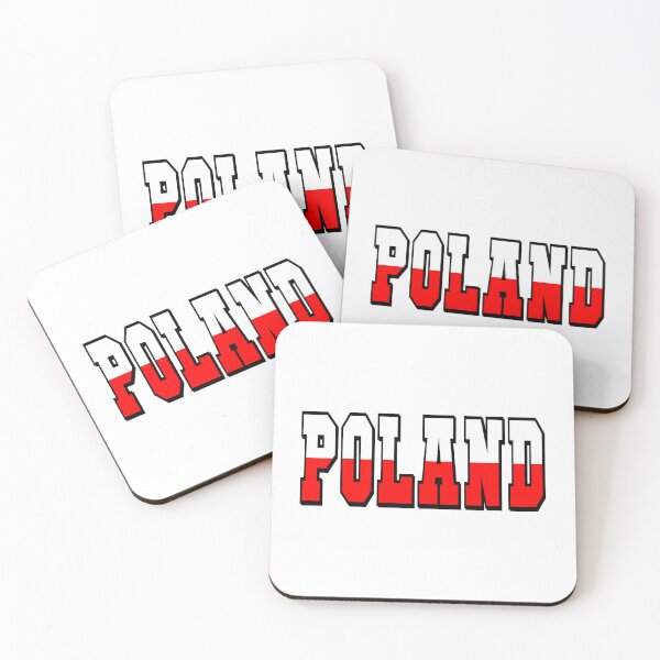 Item preview, Poland Country Flag Typography designed and sold by TravelWish.