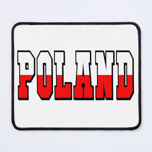 Item preview, Poland Country Flag Typography designed and sold by TravelWish.