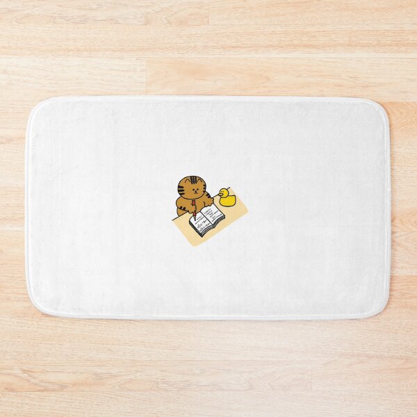 Item preview, a Cat and a Duck studying hard designed and sold by superbaechoo.