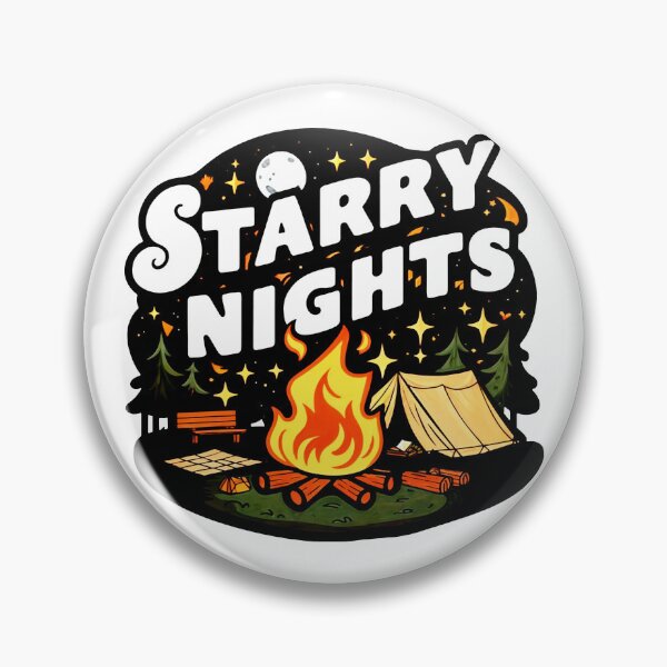 Item preview, Starry Nights: Camping Under a Sky Painted by Falling Stars designed and sold by SplashTastic.