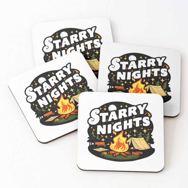 Item preview, Starry Nights: Camping Under a Sky Painted by Falling Stars designed and sold by SplashTastic.