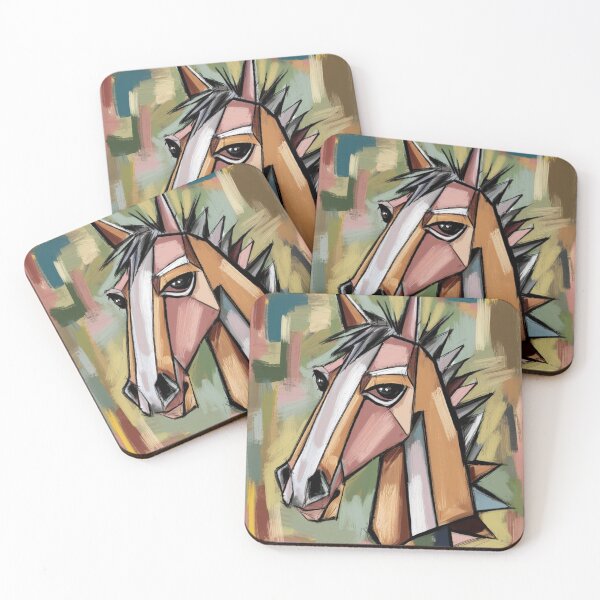 Item preview, “Cubist Equine Elegance” designed and sold by cbishopbailey.