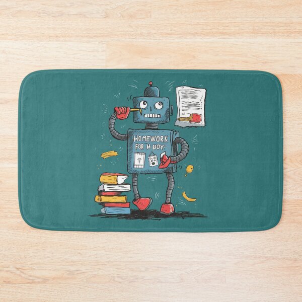 Item preview, a robot  does homework for a boy designed and sold by khufra1.