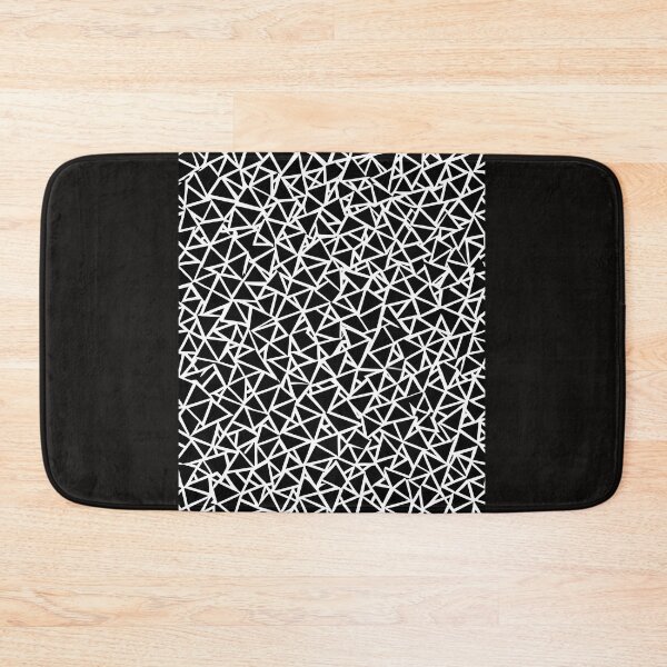 Item preview, Origami abstract triangle optical illusion black white pattern Digital art designed and sold by cheekylorns.