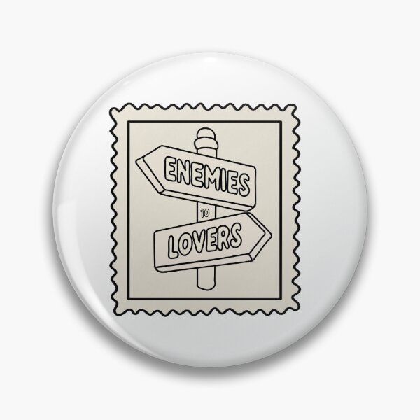 Item preview, Enemies to Lovers - Romantic Stamp Design designed and sold by booksinthelab.
