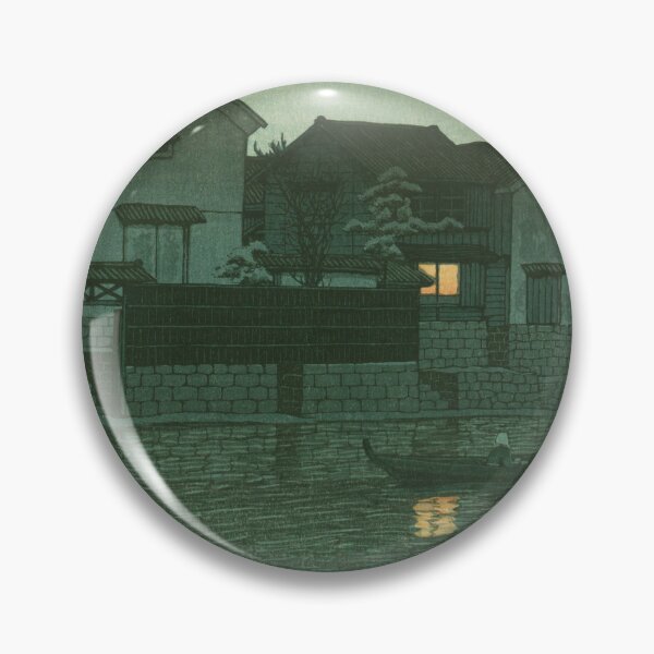 Item preview, Hazy Moon at Matsue Izumo by Kawase Hasui designed and sold by Takeda-art.