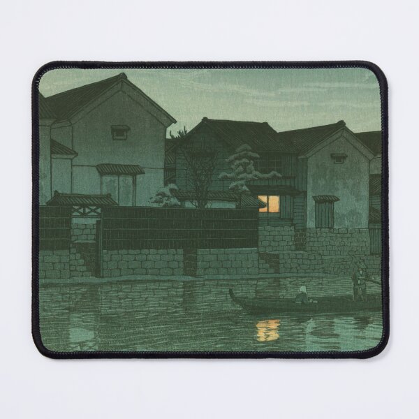 Item preview, Hazy Moon at Matsue Izumo by Kawase Hasui designed and sold by Takeda-art.