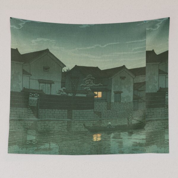 Item preview, Hazy Moon at Matsue Izumo by Kawase Hasui designed and sold by Takeda-art.