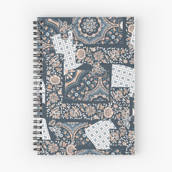 Aperçu de l'œuvre Motif patchwork de motifs ethniques, floraux et géométriques cachemire créée et vendue par StudioGlouna.