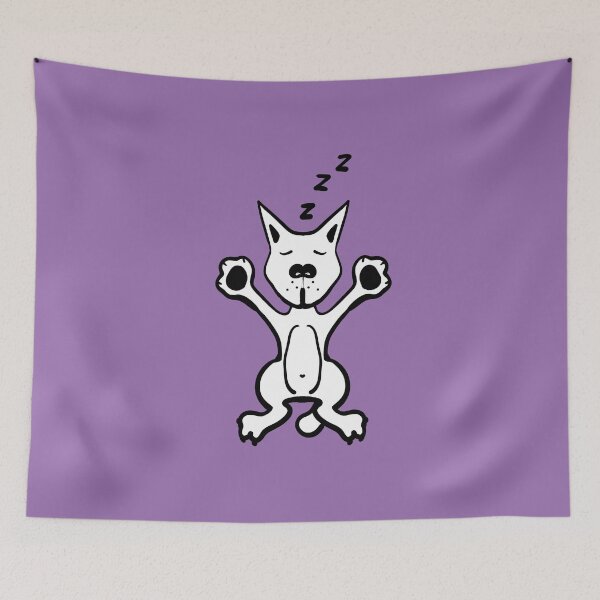 Item preview, Sleep dog cartoon illustration  designed and sold by nongsao4.