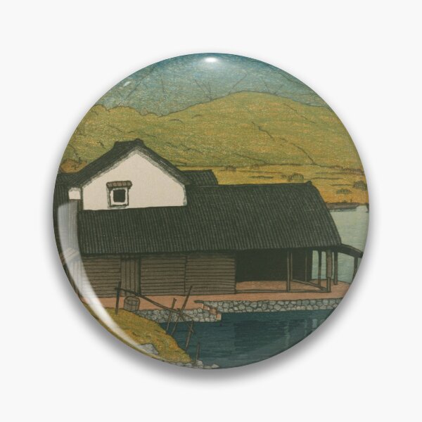 Item preview, Lake Kugushi at Wakasa by Kawase Hasui designed and sold by Takeda-art.