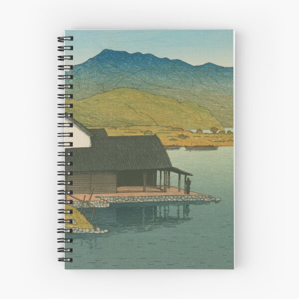 Item preview, Lake Kugushi at Wakasa by Kawase Hasui designed and sold by Takeda-art.