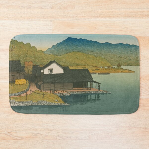 Item preview, Lake Kugushi at Wakasa by Kawase Hasui designed and sold by Takeda-art.