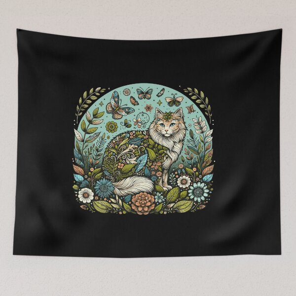 Item preview, Cottagecore Cat Aesthetic Garden Nature Lover designed and sold by Dressed For  Duty.
